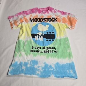 Liquid Blue Woodstock Tie Dyed Tshirt Size Small